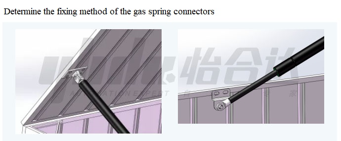 gas springs connector