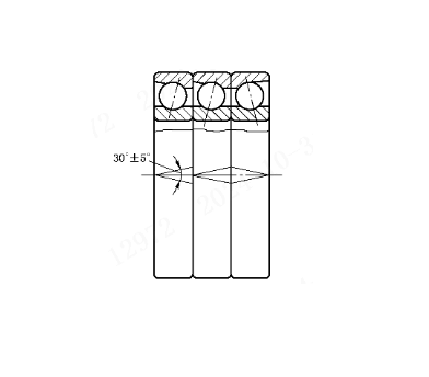 Marking of the contact angle angular lines